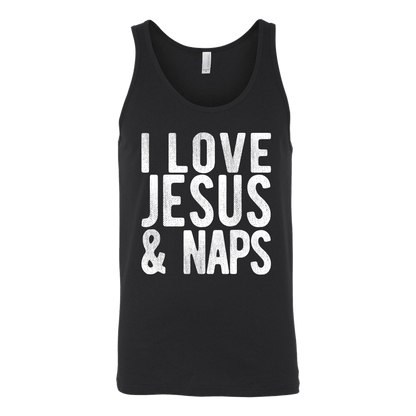 "I LOVE JESUS AND NAPS" Tee-Shirt, Sweatshirt, Tank or Hoodie - Adoration Apparel | Christian Shirts, Hats, for Women, Men and Toddlers