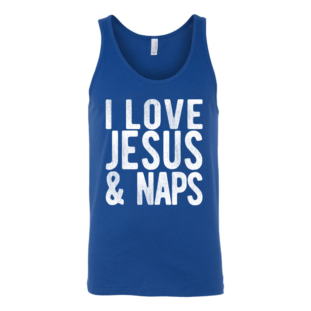 "I LOVE JESUS AND NAPS" Tee-Shirt, Sweatshirt, Tank or Hoodie - Adoration Apparel | Christian Shirts, Hats, for Women, Men and Toddlers