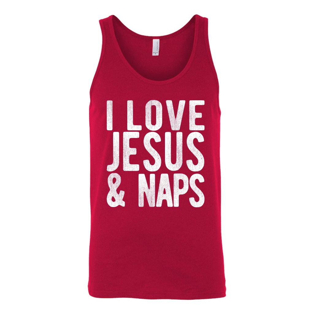 "I LOVE JESUS AND NAPS" Tee-Shirt, Sweatshirt, Tank or Hoodie - Adoration Apparel | Christian Shirts, Hats, for Women, Men and Toddlers