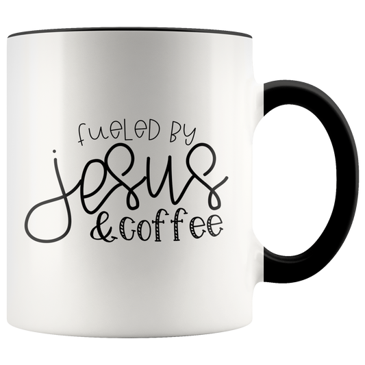 Fueled Jesus and Coffee - Mug - Adoration Apparel | Christian Shirts, Hats, for Women, Men and Toddlers