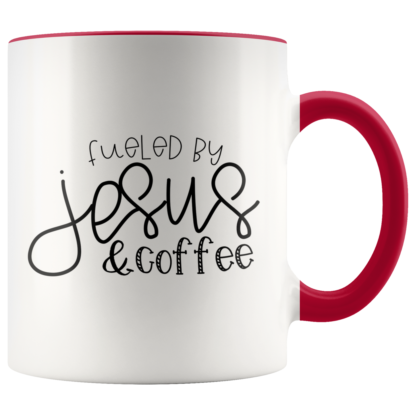 Fueled Jesus and Coffee - Mug - Adoration Apparel | Christian Shirts, Hats, for Women, Men and Toddlers