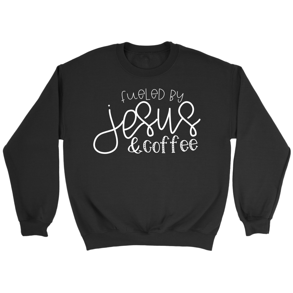 Fueled by Jesus & Coffee- shirts and hoodie - Adoration Apparel | Christian Shirts, Hats, for Women, Men and Toddlers